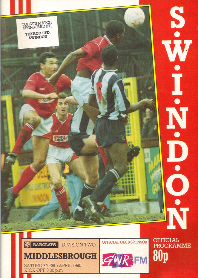 <b>Saturday, April 28, 1990</b><br />vs. Middlesbrough (Home)